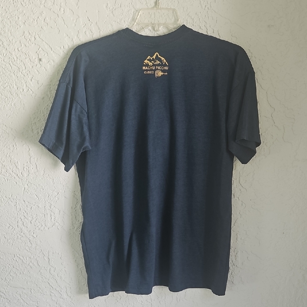 Navy Machu Picchu Peru Graphic T-Shirt - Picture 4 of 9